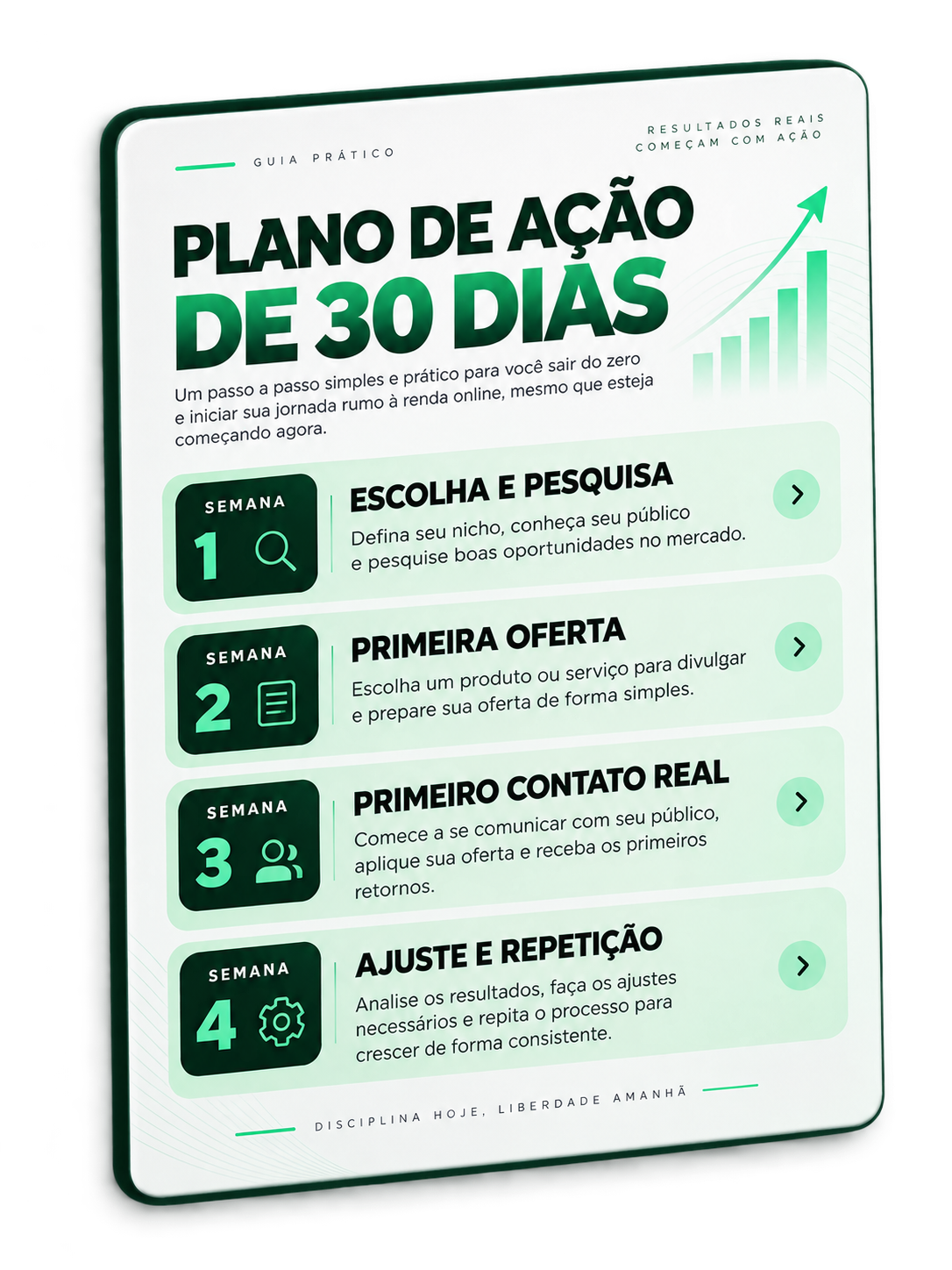 Página Plano de Ação de 30 Dias