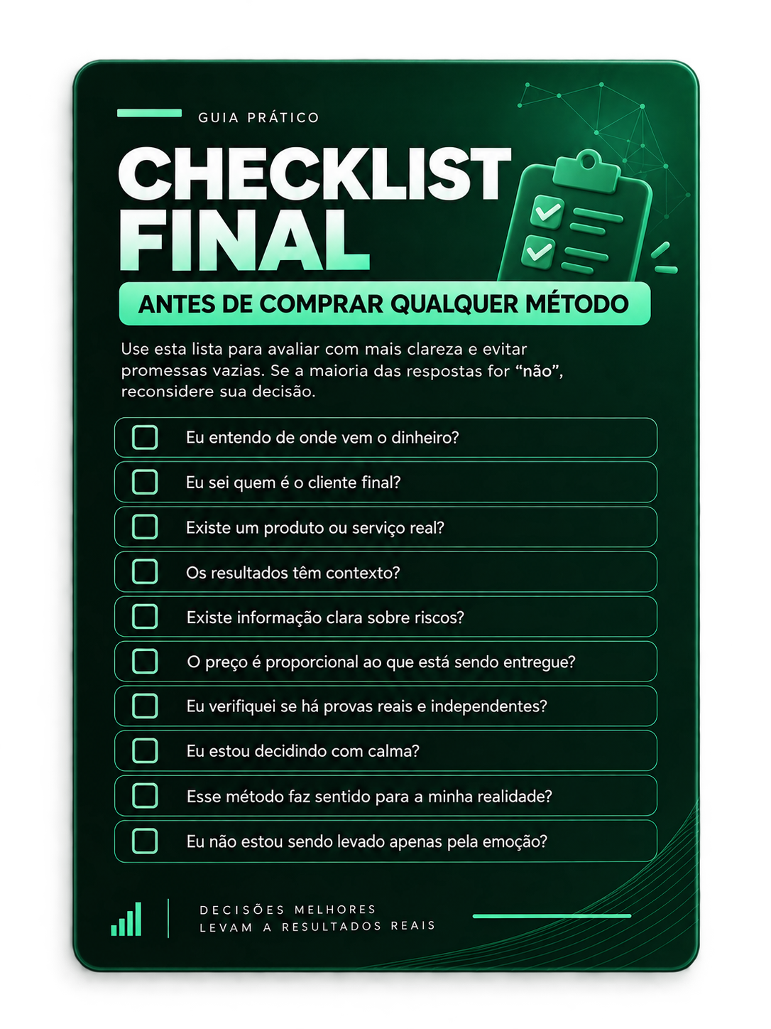 Página Checklist Final